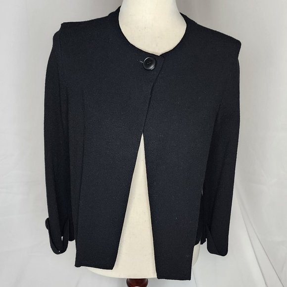 Anthropologie 3/4 sleeve Black Cardigan Size S - Picture 1 of 11